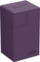 Ultimate Guard UGD011224, Ultimate Guard Flip'n'Tray 80+ XenoSkin Monocolor Violett