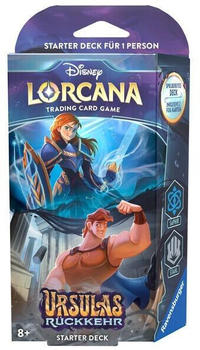 Ravensburger Disney Lorcana: Ursulas R&uuml;ckkehr - Starter Deck Rubin und Saphir (DE)