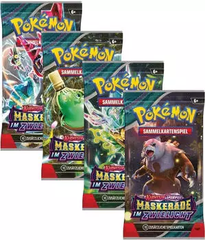 Pok&eacute;mon Karmesin & Purpur - Maskerade im Zwielicht Booster (DE)