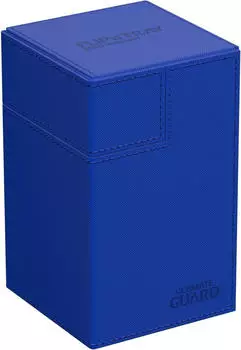 Ultimate Guard Twin Flip'n'Tray 100+ XenoSkin Monocolor Blau