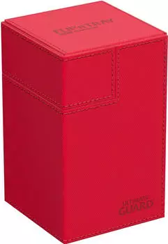 Ultimate Guard Twin Flip'n'Tray 100+ XenoSkin Monocolor Rot