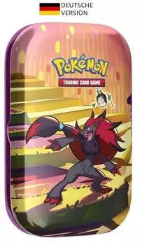 Pok&eacute;mon Mini-Tin-Box Karmesin & Purpur Nebel der Sagen Zoroark (DE)