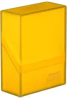 Ultimate Guard - Boulder Deck Case 40+ Amber - Gaming Card Box for Arkhive