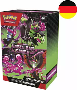 Pok&eacute;mon Karmesin & Purpur Nebel der Sagen Booster Bundle (DE)