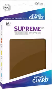 Ultimate Guard Supreme UX Sleeves Standard Size Braun (80)