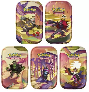 Pok&eacute;mon Mini-Tin-Box Karmesin & Purpur Nebel der Sagen sortiert (DE)