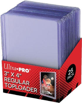 Ultra Pro Regular Toploader 3" x 4" 25 St&uuml;ck