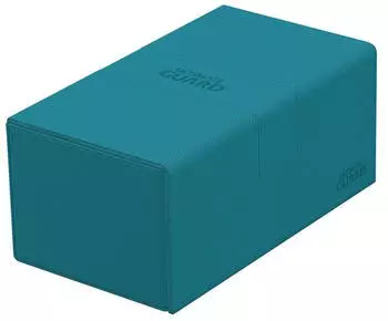 Ultimate Guard Twin Flip'n'Tray 200+ XenoSkin Monocolor Petrolblau