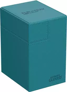 Ultimate Guard Flip 'n' Tray 133+ XenoSkin Petrolblau