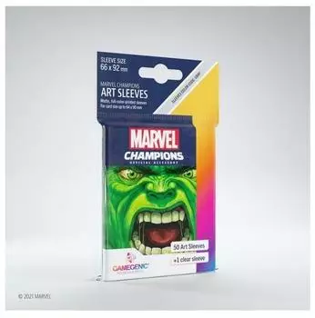 Gamegenic Marvel Champions Art Sleeves Hulk 66x92mm 50 St&uuml;ck