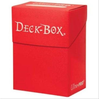 Ultra Pro Deck Box 9,7 x 7,3 x 5 cm rot
