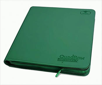 Ultimate Guard Quad Row Zipfolio Xenoskin 12-Pocket gr&uuml;n