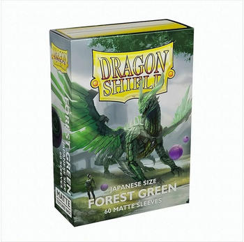 Dragon Shield Japanese Size Forest Green 60 Matte Sleeves