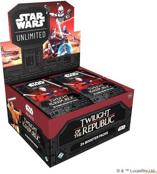 Fantasy Flight Games Star Wars Unlimited Twilight of The Republic Booster 24er Display (EN)