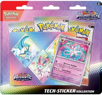 Pok&eacute;mon Karmesin & Purpur Prismatische Entwicklungen Tech Sticker Kollektion (DE)