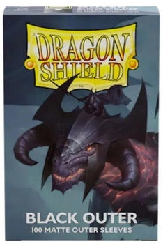 Arcane Tinmen Dragon Shield Matte Black Outer Sleeves 100 Stück