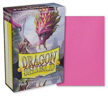 Dragon Shield Japanese Size Matte Sleeves 60 Units Pink Diamond