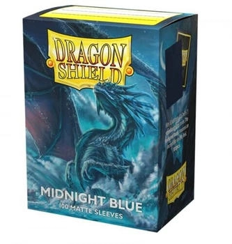 Dragon Shield Box of 100 units Midnight Blue Matte Sleeves