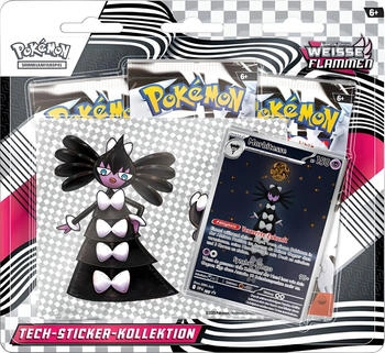 Pok&eacute;mon Tech-Sticker-Kollektion Wei&szlig;e Flammen Morbitesse (DE)