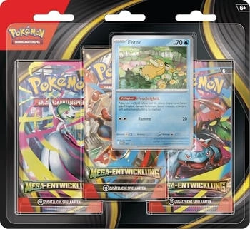 Pok&eacute;mon Mega-Entwicklung: Enton 3er-Pack (DE)