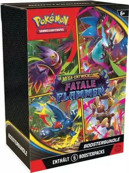 Pok&eacute;mon Mega-Entwicklung: Fatale Flammen Boosterbundle (DE)