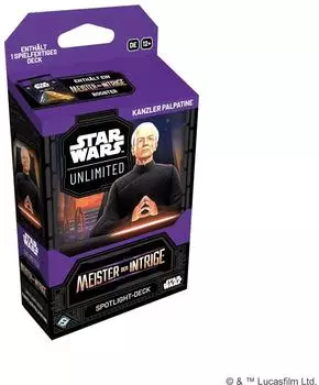 Asmod&eacute;e Star Wars: Unlimited - Spotlight Deck: Kanzler Palpatine