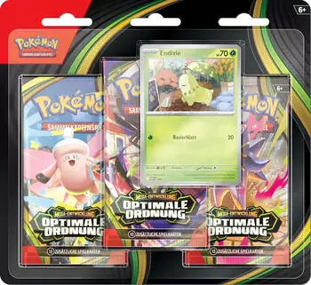 Pok&eacute;mon Mega Entwicklung: Optimale Ordnung 3-er Blister (DE)