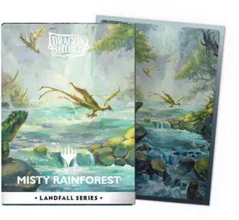 Dragon Shield Matte Dual Art Sleeves 100 Landfall Series Misty Rainforest