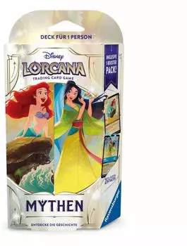 Ravensburger 11098600 Disney Lorcana TCG: Mythen - Einzelspieler Deck Smaragd und Rubin (DE)