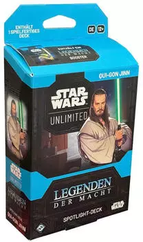 Fantasy Flight Games Star Wars Unlimited Legends of the Force Spotlight Deck Qui-Gon Jinn