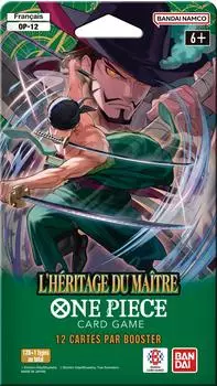 Bandai One Piece Booster Blister L'h&eacute;ritage du ma&icirc;tre OP-12 (French)