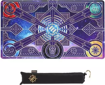 Enhance TCG Playmat mit gestickten R&auml;ndern (Stars)