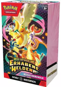 Pok&eacute;mon Erhabene Helden Booster Bundle 6 Packs (DE)