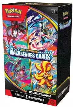 Pok&eacute;mon Mega Entwicklung: Wachsendes Chaos Boosterbundle (DE)