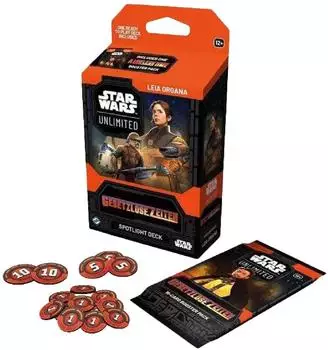 Fantasy Flight Games SWU Gesetzlose Zeiten Leia Organa Spotlight-Deck D