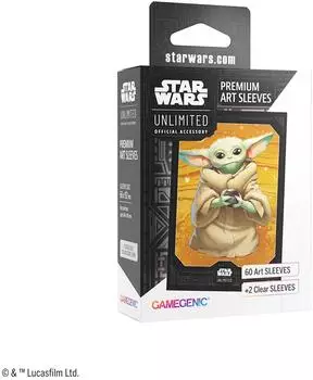 Gamegenic GMBH GGS15094 Star Wars Unlimited Premium Art Sleeves Grogu