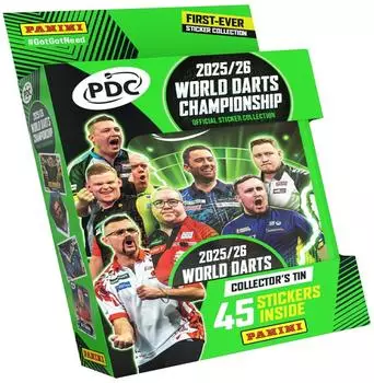 Panini PDC World Darts Championship Sticker Collection 2025/26 Sammler-Dose (PDC26STPT)