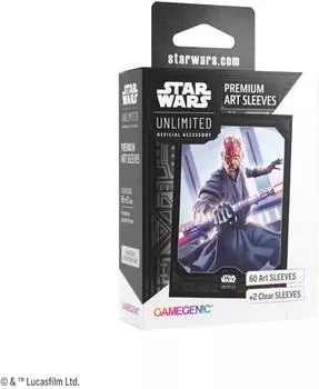 Gamegenic GMBH GGS15093 Star Wars Unlimited Premium Art Sleeves Darth