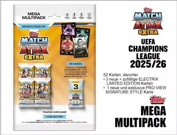 Topps Match Attax Extra 2025/26 Mega Multipack (FBA-FS0006352)