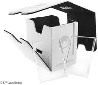 Gamegenic GGS20224, Gamegenic Twin Suns Deck Pod - White/Black