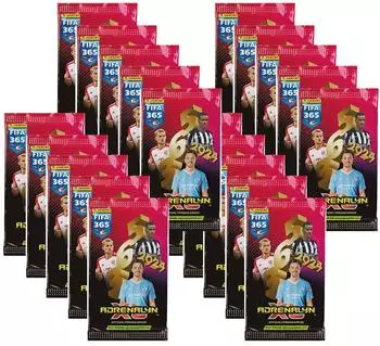 Panini FIFA 365 Adrenalyn XL 2024 Trading Cards, 20 Booster