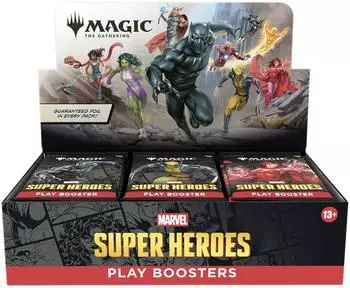 Wizards of the Coast Marvel Super Heroes Play Booster Display (30 Packs), Englisch