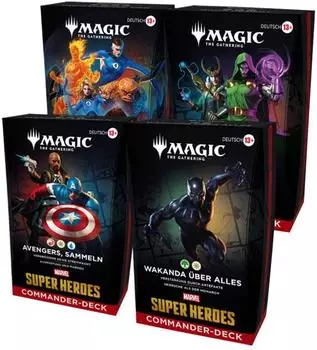 Wizards of the Coast Marvel Super Heroes Commander Deck "Die fantastischen Vier"