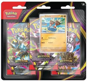 Pokémon Mega-Entwicklung - Dunkelnacht Boosterpack-Blister 3 Packs (DE)