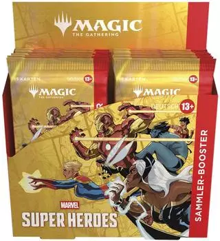 Wizards of the Coast Marvel Super Heroes Collector Booster Display, Deutsch