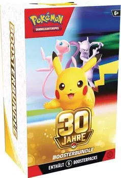 Pok&eacute;mon 30 Jahre Boosterbundle (DE)