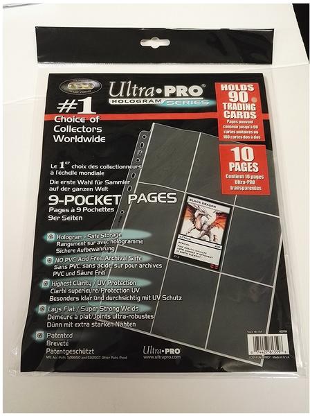 Ultra Pro 9-Pocket 11-Hole Platinum Page (10 pages pack)