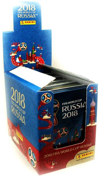Panini WM Russia 2018 Sammelsticker - Display 5 Tin Dosen