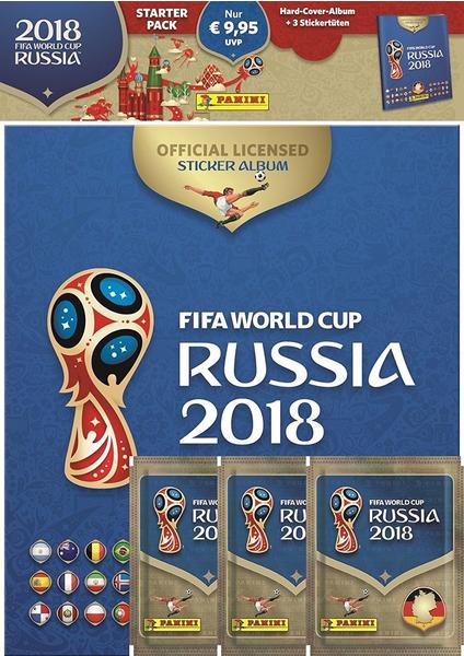 Panini Road to 2018 World Cup Russia Sammelsticker - Sammelalbum + 3 Tüten