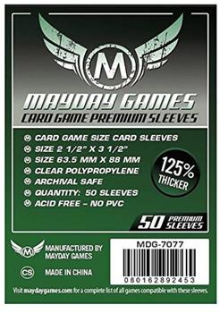 Mayday Games Premium Card Sleeves 50 grün (7077)